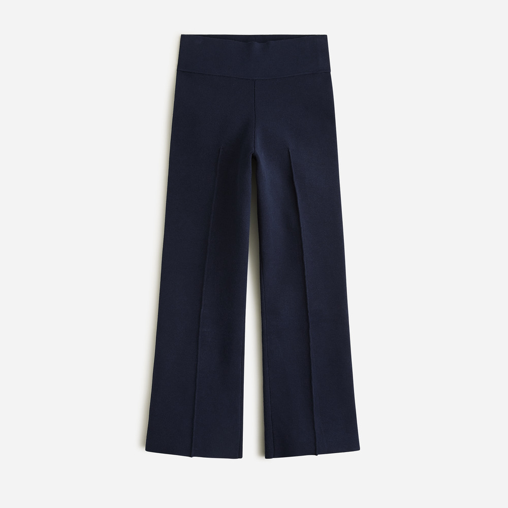 J.Crew Tall Delaney kickout sweater pant Navy TL